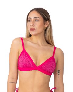 Triangulo Rufina Glitter Pink