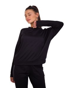 Buzo Microfibra Frizado Mystic Negro