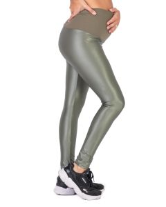 Calza Efecto Engomado Mom Glow Deluxe Military