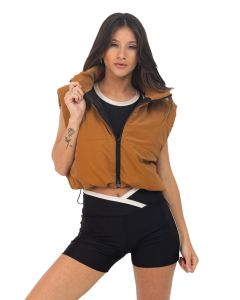 Chaleco Belinda Cognac