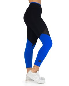 Calza Microfibra Oceano Electric Blue