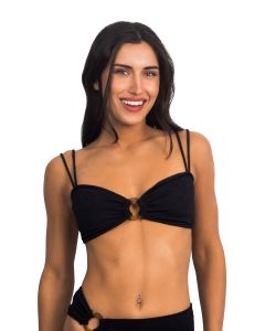 Strapless Mechi Selva Negra