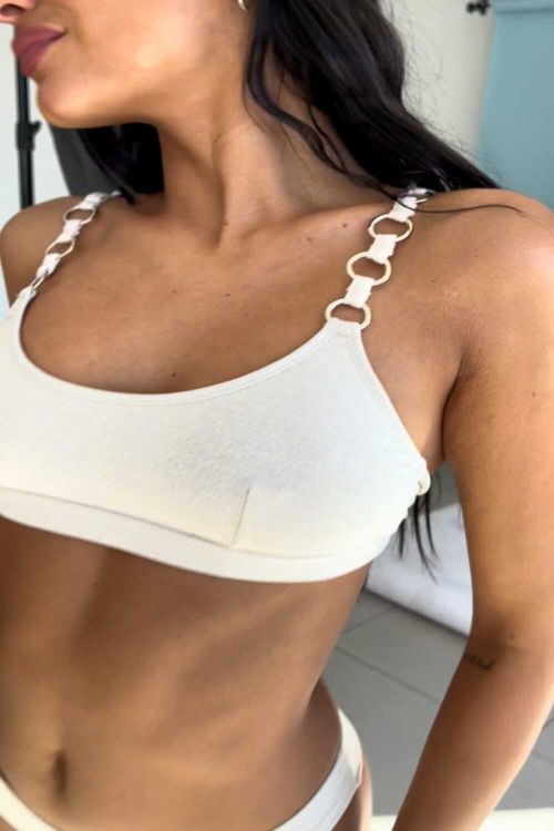 Vedetina Clásica Glitter off white